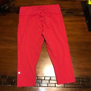 Lululemon Fast & Free Crop II *Nulux 19"